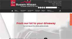 Desktop Screenshot of busamnissan.com